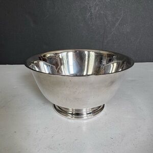 Vintage 1987,  6” Silverplate Paul Revere Bowl Candy Dish